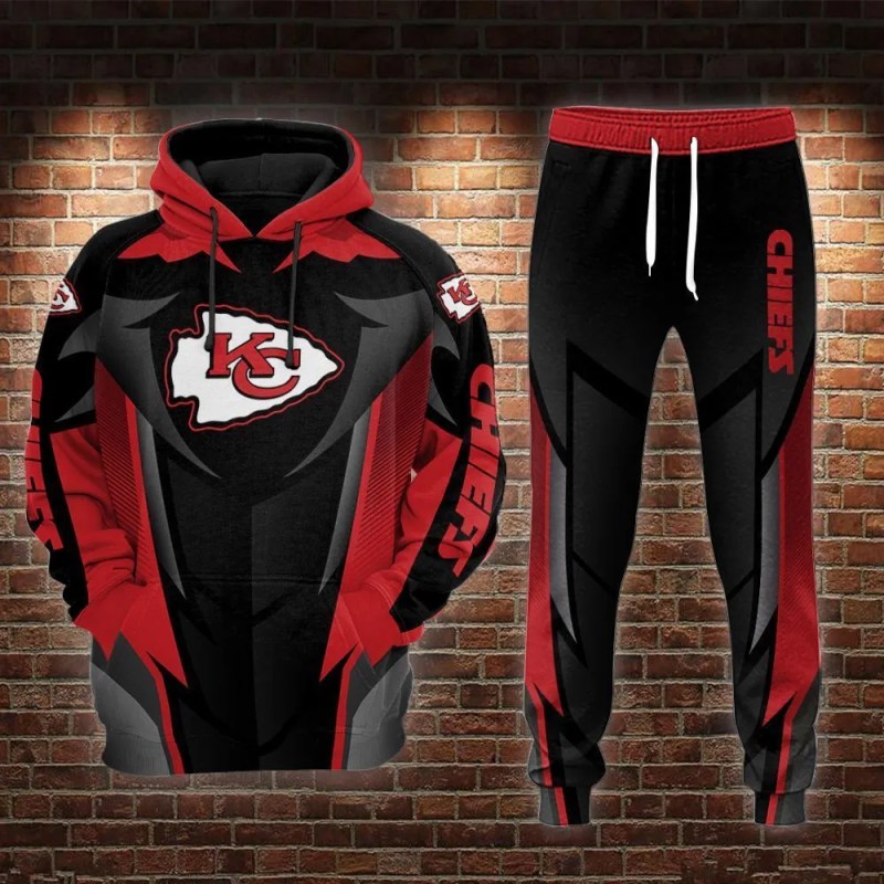 Kansas City Chiefs Joggers and Hoodie