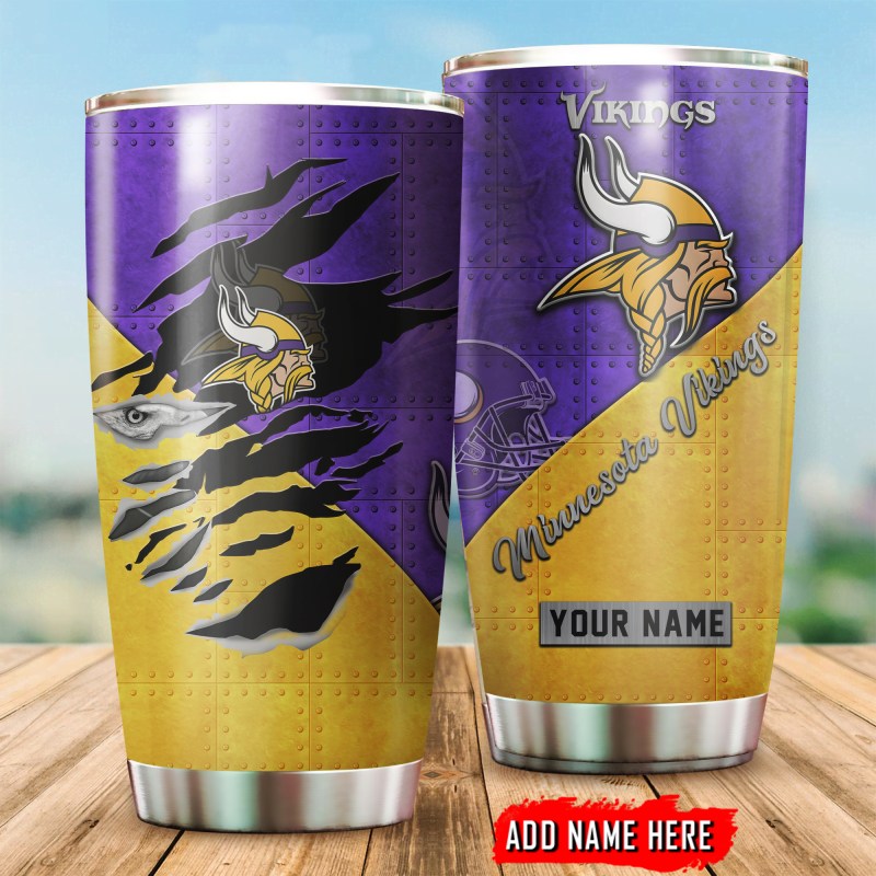 Minnesota Vikings Personalized Tumbler
