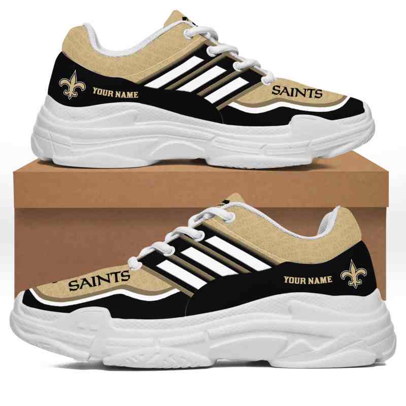 New Orleans Saints Personalized Chunky Sneakers
