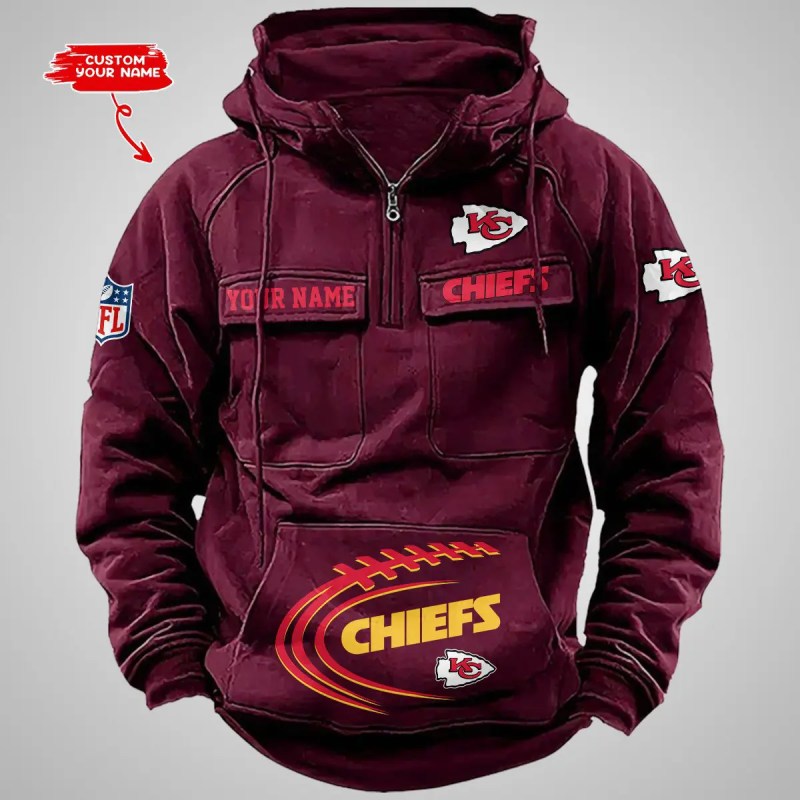 Kansas City Chiefs Hoodie Side View