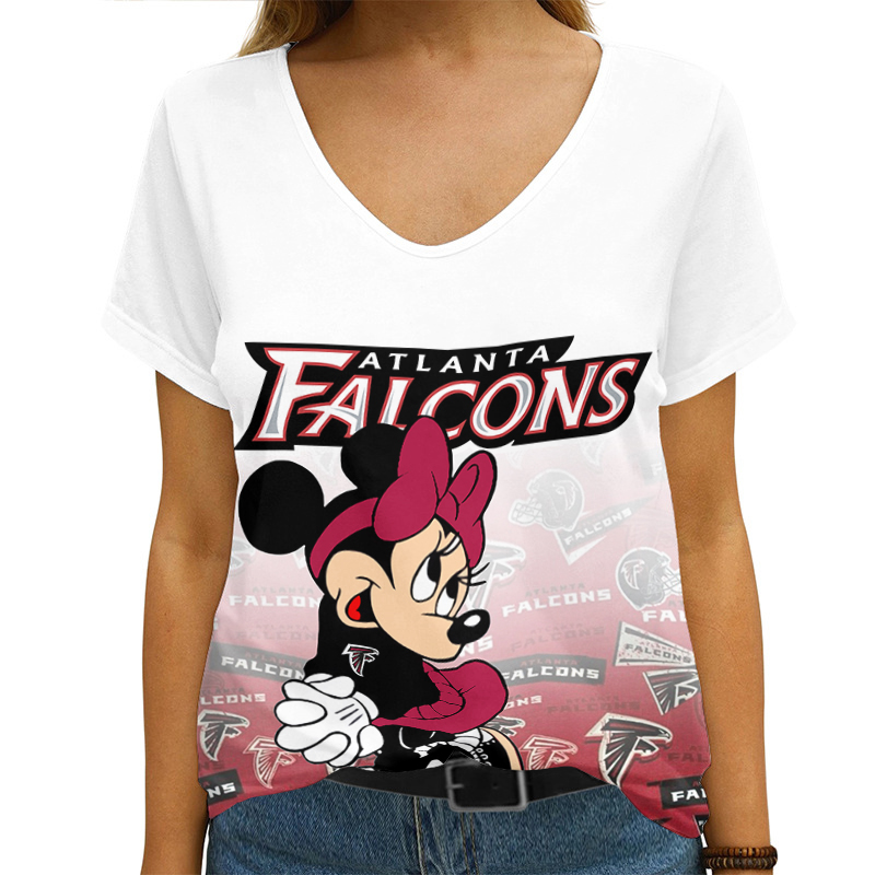 Atlanta Falcons V-neck T-shirt