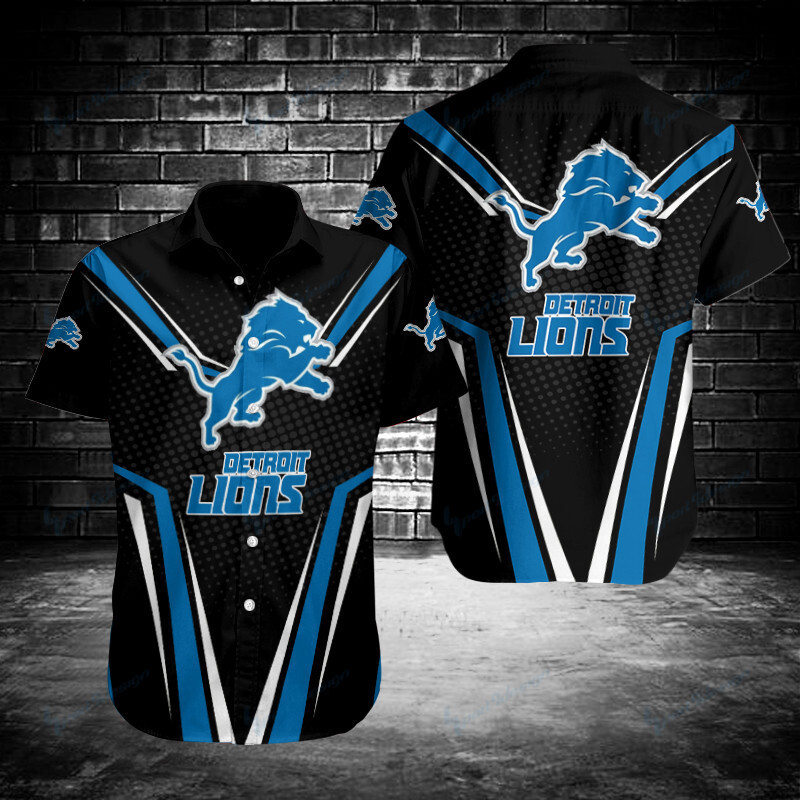 Sizing Chart for Detroit Lions Button Shirt