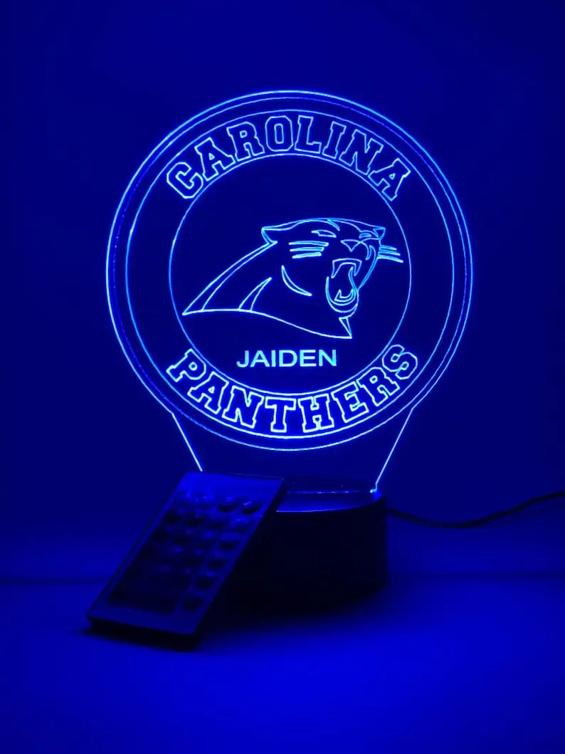 Carolina Panthers 3D Lamp