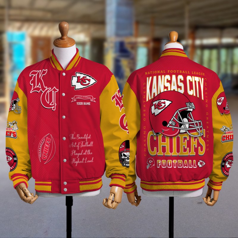 Kansas City Chiefs Varsity Jacket - Image 2
