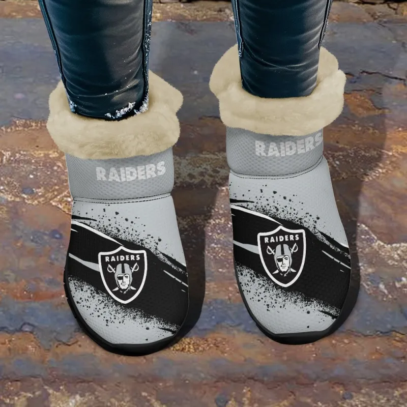 Las Vegas Raiders Snow Boots Side View