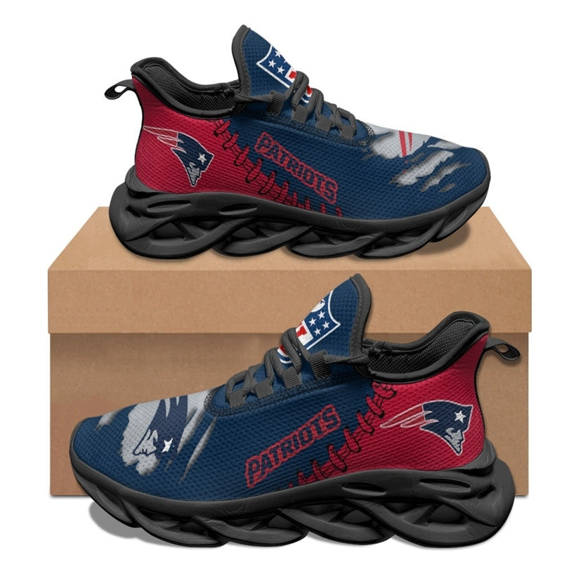 New England Patriots Sneakers Side View