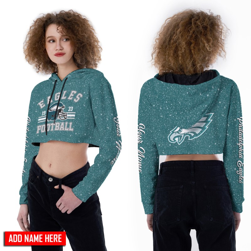 Philadelphia Eagles Croptop Hoodie