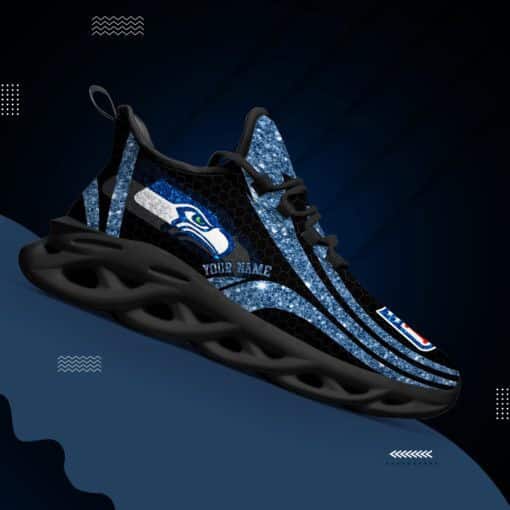 Seattle Seahawks Personalized Yezy Running Sneakers