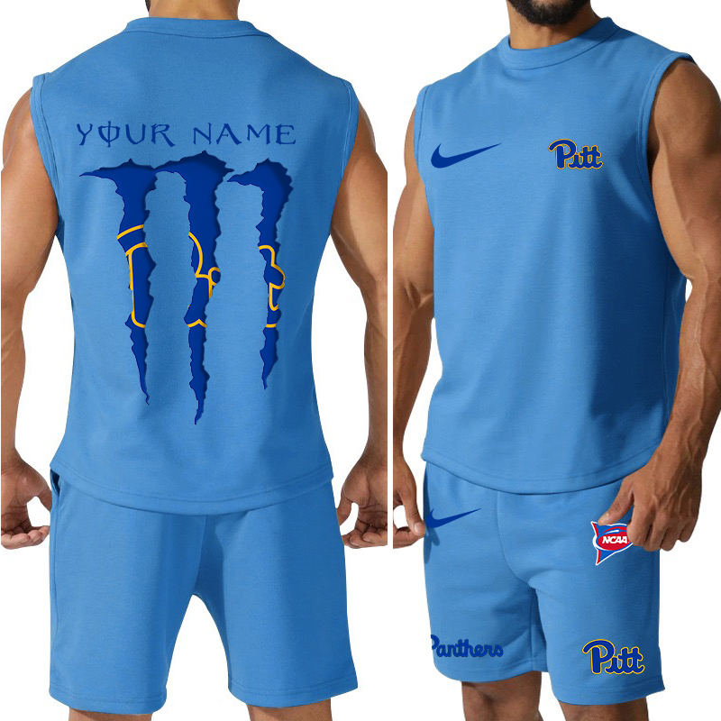 Pittsburgh Panthers Jersey Tank Top and Shorts 4