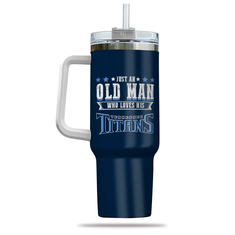 Tennessee Titans Tumbler with Straw