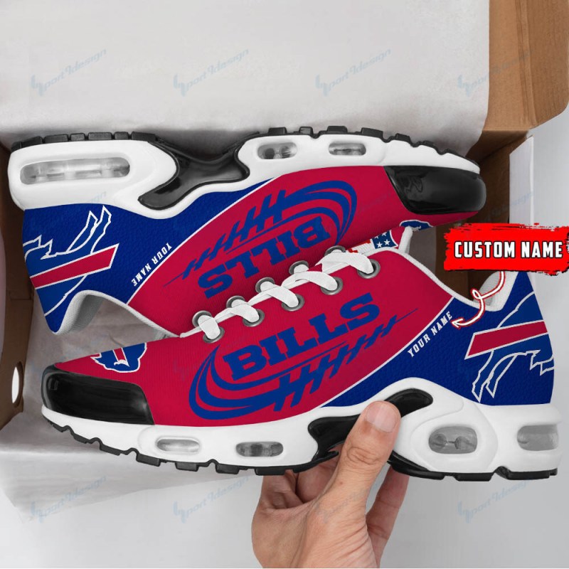 Buffalo Bills Personalized Plus T-N Youth Sneakers
