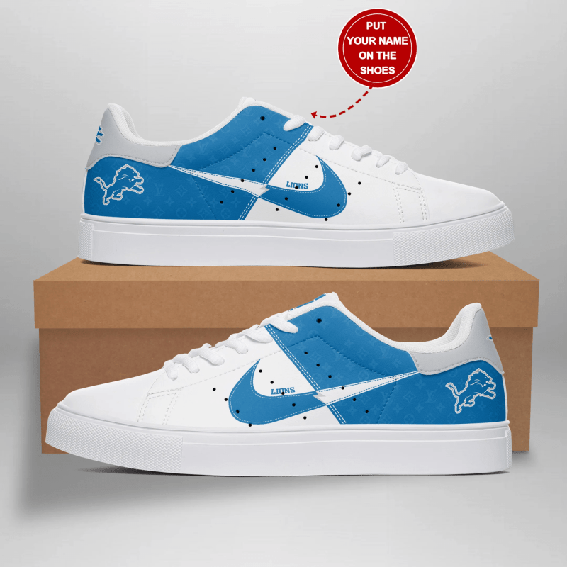 Custom Sneakers for Detroit Lions Fans