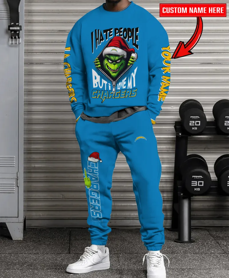 Los Angeles Chargers Combo Unisex Sweatshirt and Sweatpants