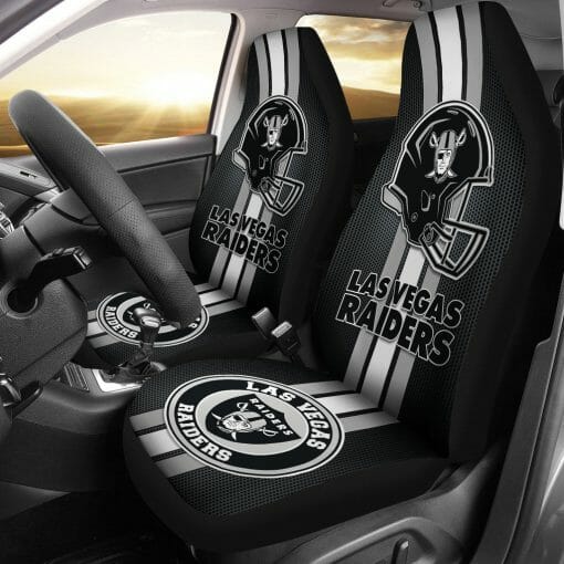 Las Vegas Raiders Car Seat Cover Front