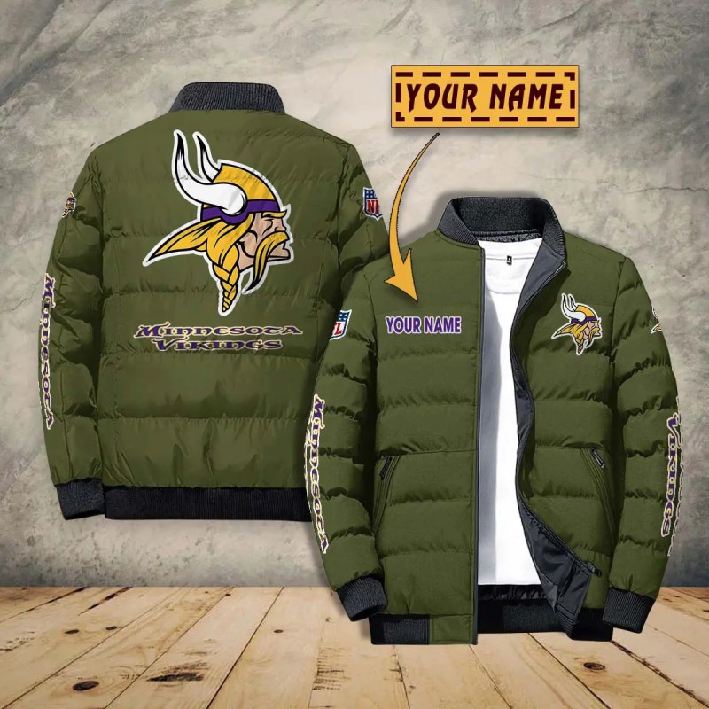 Minnesota Vikings Puffer Jacket