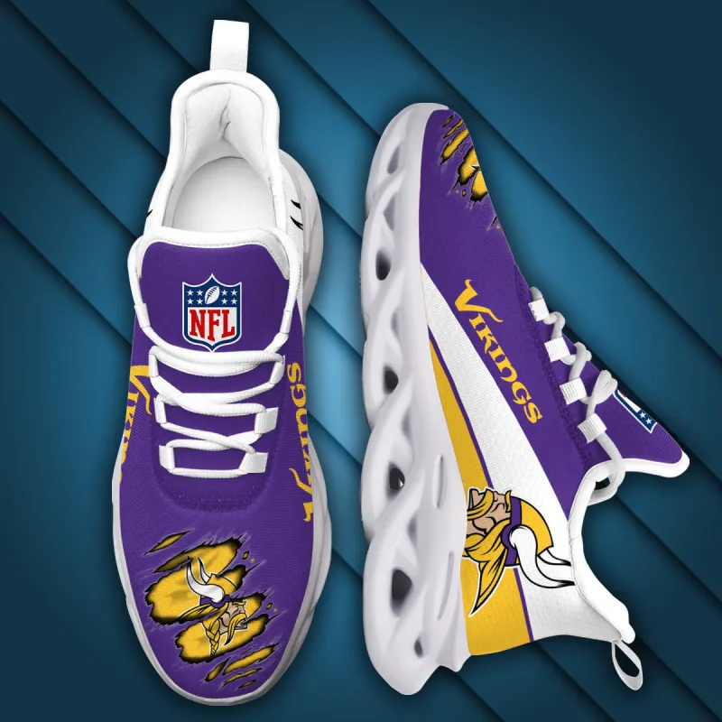 Minnesota Vikings Yezy Running Sneakers
