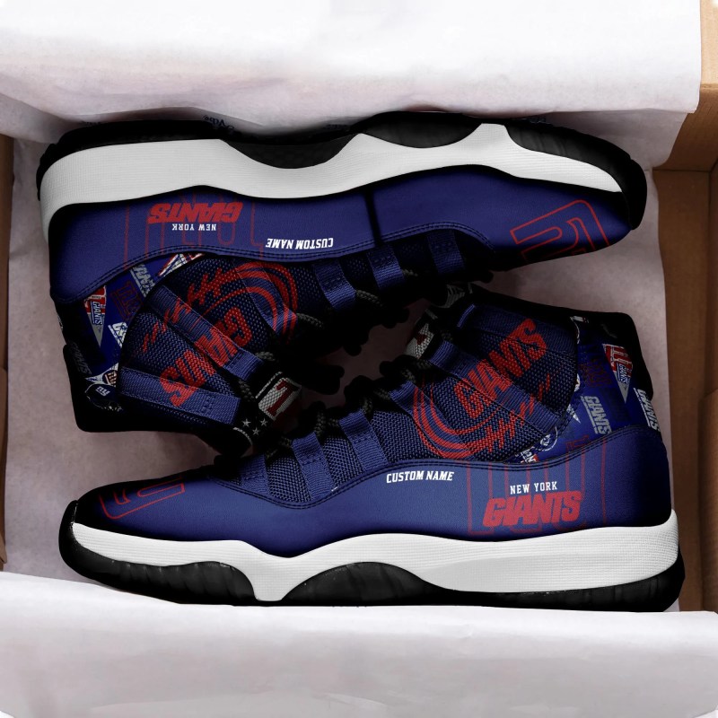 Personalized New York Giants Sneakers