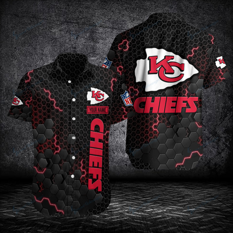 Kansas City Chiefs Button Shirt Sizing Chart