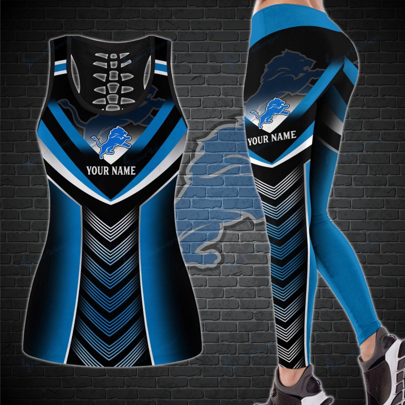 Detroit Lions Personalized Leggings