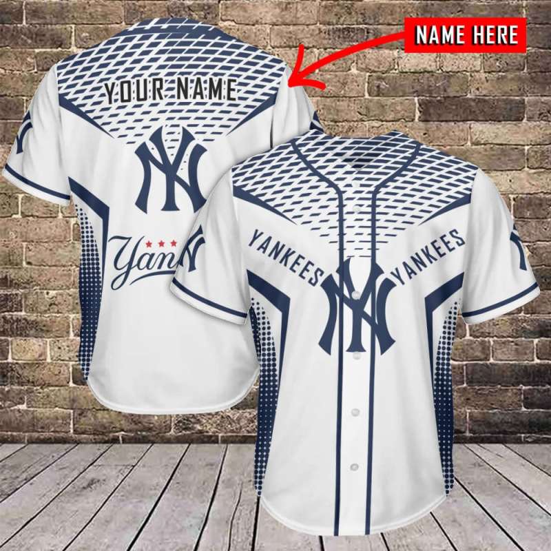 Personalized New York Yankees Baseball Jersey