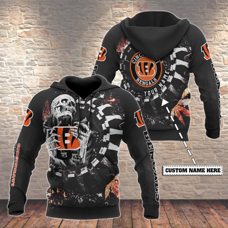 Cincinnati Bengals Personalized Hoodie