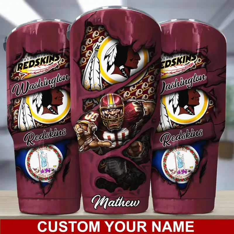 Washington Redskins Personalized Tumbler