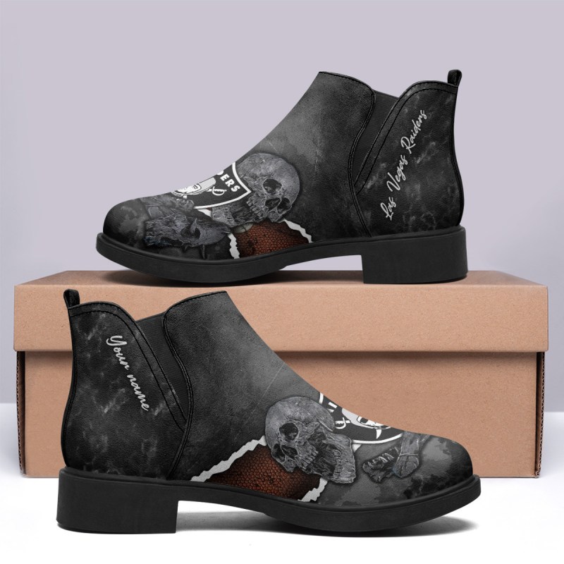 Las Vegas Raiders Personalized Comfort Short Boots