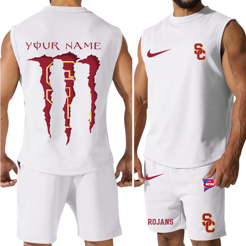 USC Trojans Jersey Tank Top and Shorts