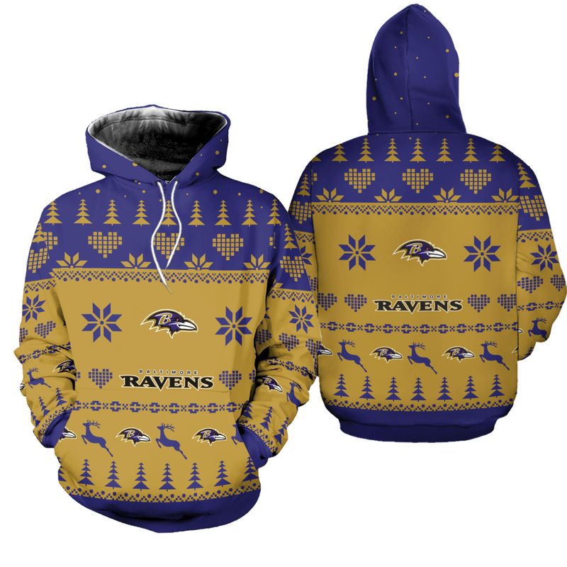 Baltimore Ravens Christmas Patterns Joggers