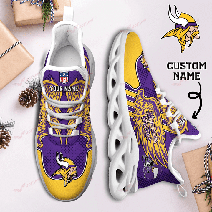 Minnesota Vikings Personalized Yezy Running Sneakers