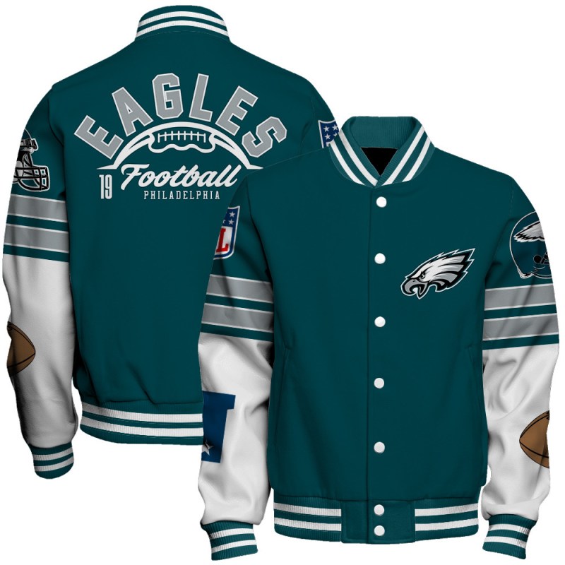 Philadelphia Eagles Varsity Jacket 1