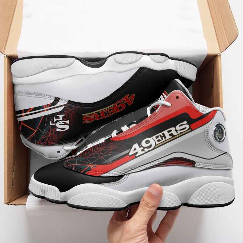 San Francisco 49ers Air JD13 Sneakers Image 1