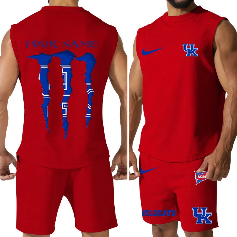 Kentucky Wildcats Jersey Tank Top and Shorts Image 8
