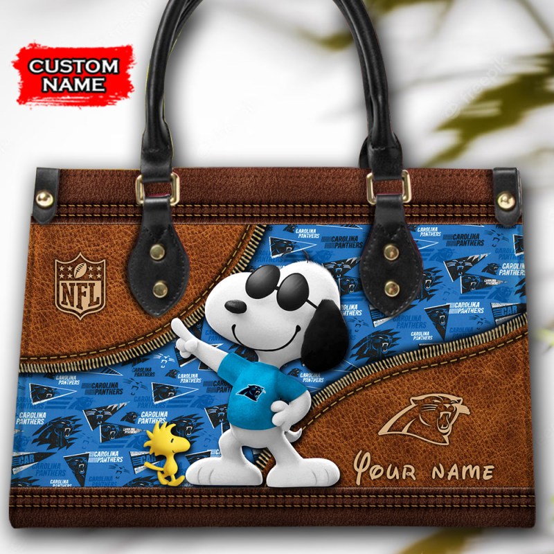 Spacious Carolina Panthers Tote Bag