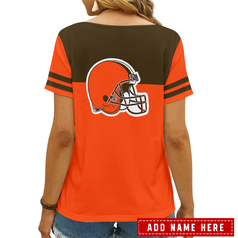 Cleveland Browns V-neck T-shirt