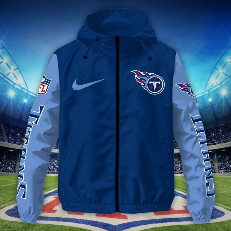 Tennessee Titans Outdoor Jacket Back View