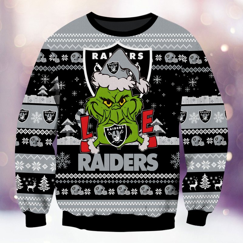 Las Vegas Raiders Ugly Christmas Sweater