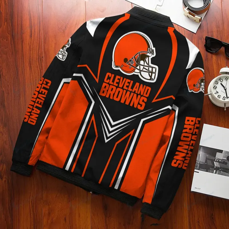 Cleveland Browns Bomber Jacket Details