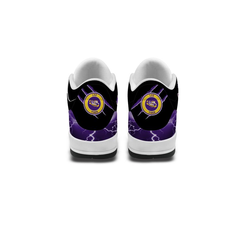 LSU Tigers JD03 Genuine Leather Shoe Image 3