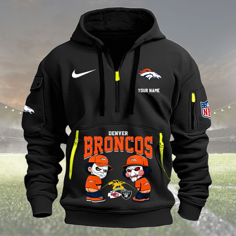 Black Denver Broncos Hoodie