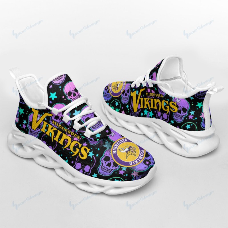 Minnesota Vikings Yezy Running Sneakers