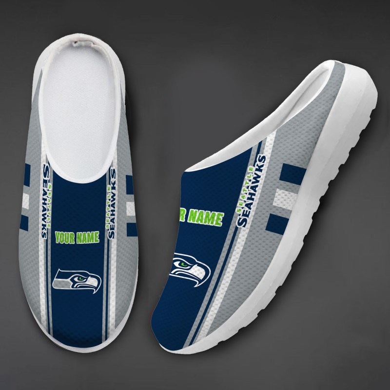 Seattle Seahawks Personalized Slip-on Half Shoes