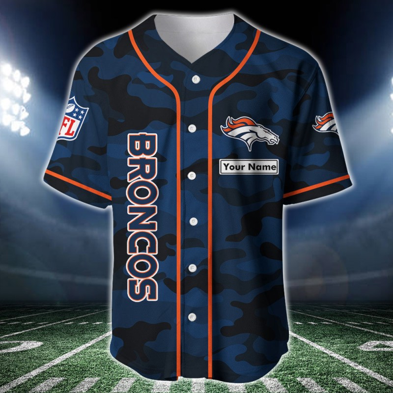 Denver Broncos Baseball Jersey