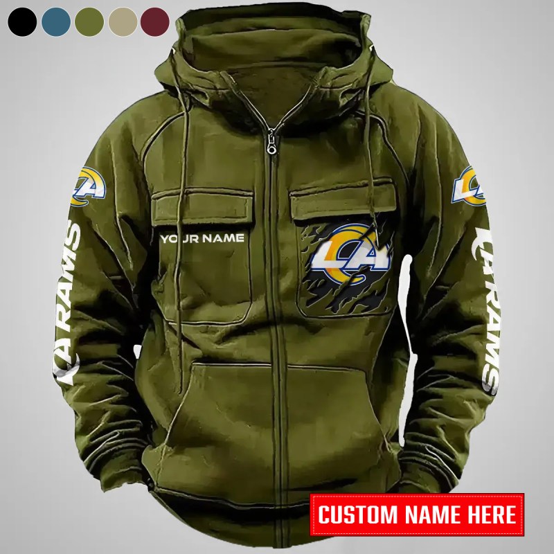 Los Angeles Rams Hoodie Green