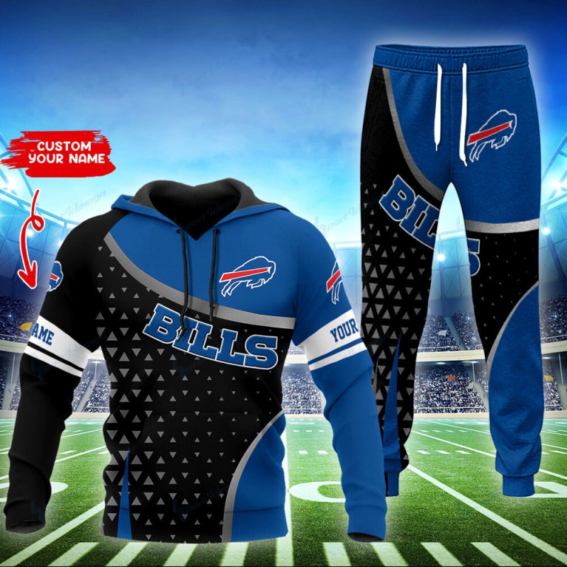 Buffalo Bills Personalized Hoodie and Jogger Set