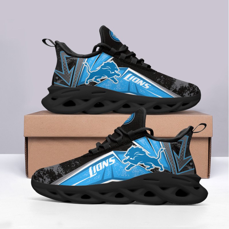 Detroit Lions Yezy Running Sneakers 820 - Detailed View