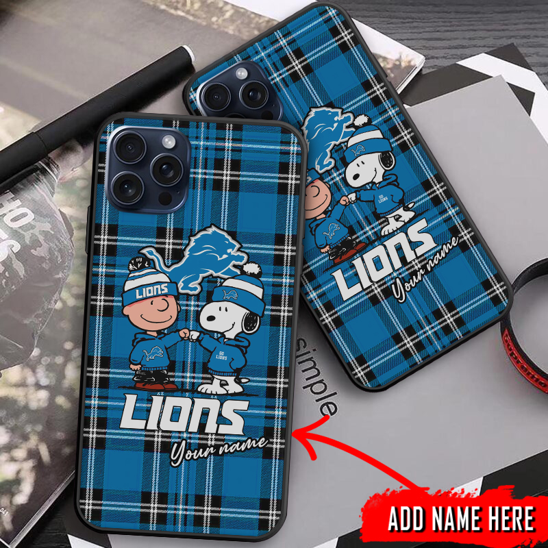 Detroit Lions Personalized Phone Case