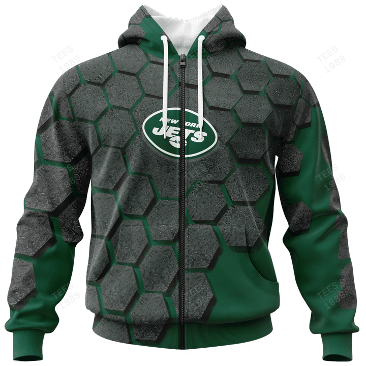 New York Jets All Over Printed Sweater Back