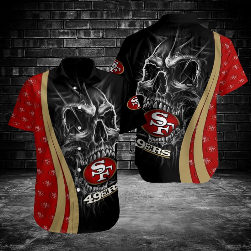 San Francisco 49ers Button Shirts Sizing Chart