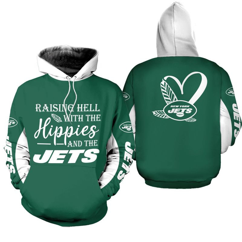 NFL New York Jets Limited Edition All Over Print Hoodie Sweatshirt